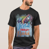 Funny "Retail Therapy Needed" Shopping Cat ✨🛍️🐈 Tシャツ (正面)