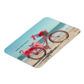 Funny Retired Certified Flamingo Collector!  マグネット (左側)