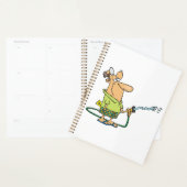 Funny Retired Doctor Gardening Garden Hose プランナー手帳 (ディスプレー)