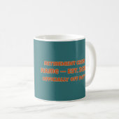 Funny Retired Duck Personalized Retirement Gift コーヒーマグカップ (正面右)
