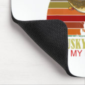 Funny Retired Firefighter New Job Musky Fishing マウスパッド (コーナー)