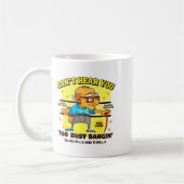 Funny Retirement Bold Inappropriate Funny Gag Gift コーヒーマグカップ (左)