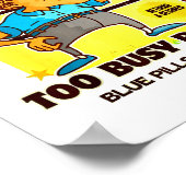 Funny Retirement Bold Inappropriate Funny Gag Gift ポスター (角)