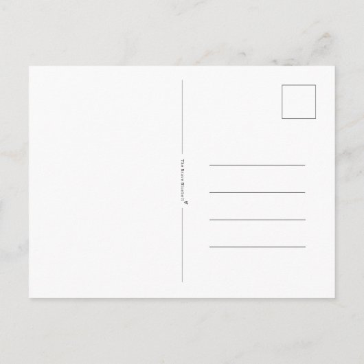 Funny Retirement Card ポストカード (裏面)