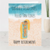 Funny Retirement Card For Her カード (正面)