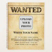 Funny Retirement Coworker Farewell Western Style プランナー手帳 (正面)