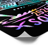 Funny Retirement Cruise 2026 Squad Tie Dye Retired ポスター (角)