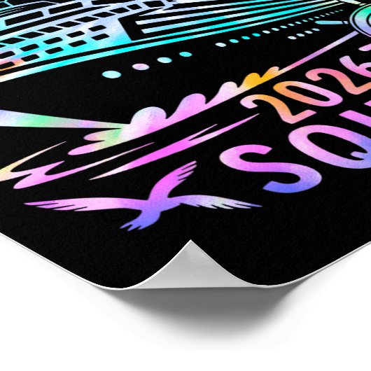 Funny Retirement Cruise 2026 Squad Tie Dye Retired ポスター (角)