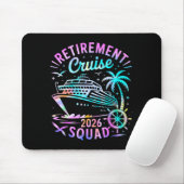 Funny Retirement Cruise 2026 Squad Tie Dye Retired マウスパッド (マウス)