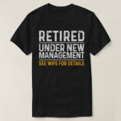 Funny Retirement Design Men Dad Retiring Party Hum Tシャツ (デザイン正面)