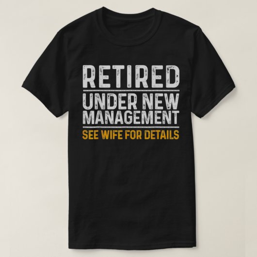 Funny Retirement Design Men Dad Retiring Party Hum Tシャツ (デザイン正面)
