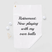 Funny Retirement Gift Golf Towel ゴルフタオル (インサイチュ)
