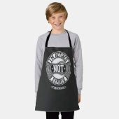 Funny Retirement Gift I'm Retired NOT Expired エプロン (着用した状態)