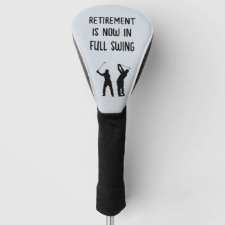 Funny Retirement Golf Head Cover ゴルフヘッドカバー