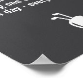 Funny Retirement Golf Quote Retired Golfers Golfin ポスター (角)