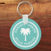Funny retirement keychain for him or her キーホルダー (裏面)