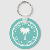 Funny retirement keychain for him or her キーホルダー (裏面)