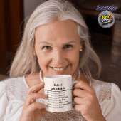 Funny Retirement Mug - Retired Life Schedule マグカップ