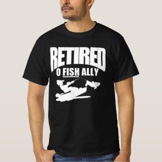funny retirement of a fisherman  tシャツ