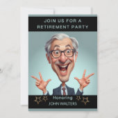 Funny Retirement Party 招待状 (正面)