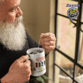 Funny Retirement Personalised Retro Retired コーヒーマグカップ