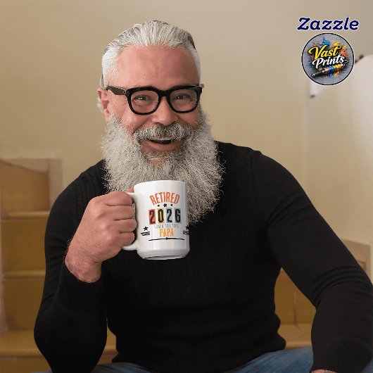 Funny Retirement Personalised Retro Retired コーヒーマグカップ