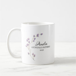 Funny Retirement Personalized Name Gift コーヒーマグカップ