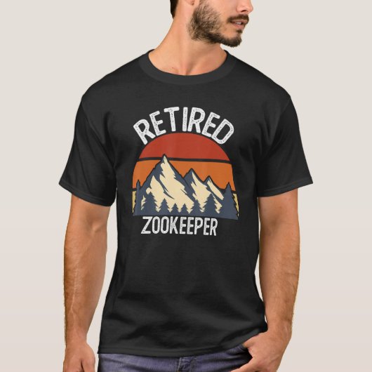Funny Retirement Shirts for Women 2023 Retired zoo Tシャツ (正面)