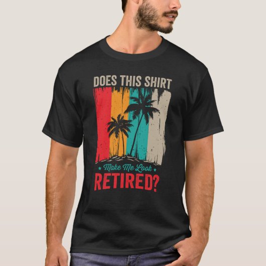 Funny retirement t-shirt tシャツ (正面)