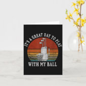 Funny Retre Golf Tee For Men Golf,funny Srt Father カード (黄色い花)