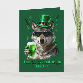 Funny Retro 90s St. Patricks Card – For Him カード