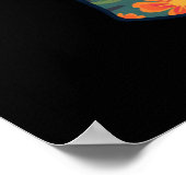 Funny Retro Alligator See Ya Later ポスター (角)