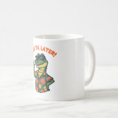 Funny Retro Alligator See Ya Later Coffee Mug コーヒーマグカップ (正面右)