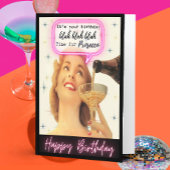 Funny Retro Birthday Card Best Friend-Sassy-Prosec カード