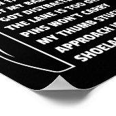 Funny Retro Bowling Excuses For League Night Bowle ポスター (角)