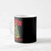 Funny Retro Christmas Oops I Got Another Tree Prem コーヒーマグカップ (正面左)