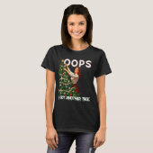 Funny Retro Christmas Oops I Got Another Tree Tシャツ (正面フル)