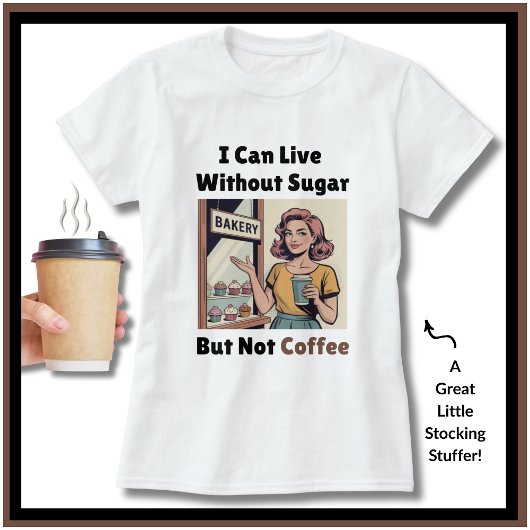 Funny Retro Coffee Lover Low Carb Keto Diet Tシャツ