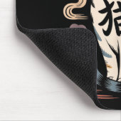 Funny Retro Kawaii Japanese Neko Cat Anime Manga L マウスパッド (コーナー)