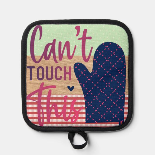 Funny Retro Kitchen Oven Mitt | 鍋敷き (正面)