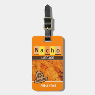 Funny Retro Nacho ラゲッジタグ