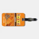 Funny Retro Nacho ラゲッジタグ (裏面横)