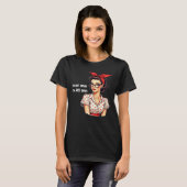 Funny Retro Rockabilly Spicy Woman Tee Tシャツ (正面フル)