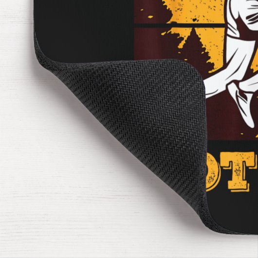 Funny Retro Runner Running Quote Gift - Make Pace  マウスパッド (コーナー)