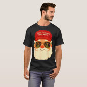 Funny Retro Santa Christmas Trump Xmas Men Women  Tシャツ (正面フル)