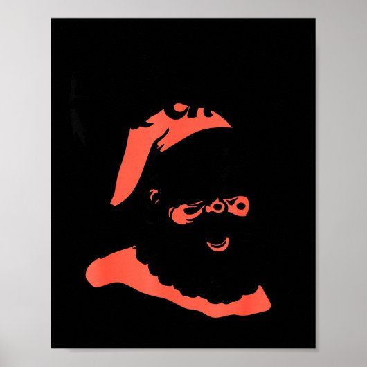 Funny Retro Santa Let's See Some Big Nick Energy C ポスター (正面)