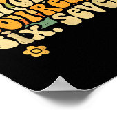 Funny Retro Six Seven 6 7 Meme Teacher Studnet Rea ポスター (角)