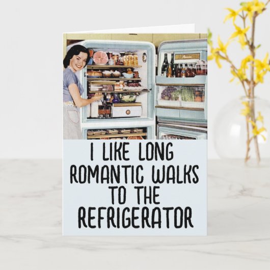 FUNNY RETRO WOMAN FRIENDSHIP HELLO GREETING CARD カード (黄色い花)