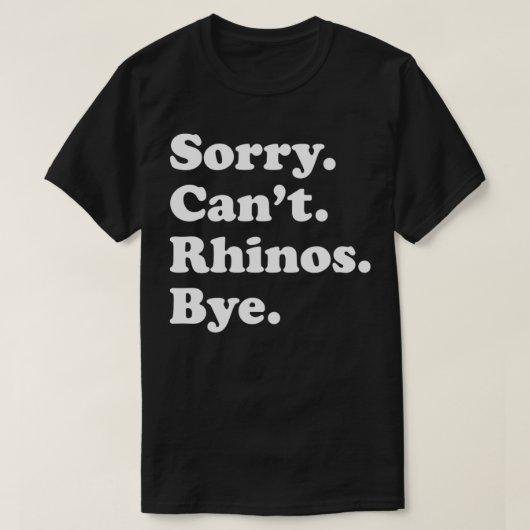 Funny Rhino Rhinoceros Gift for Men Women Boys or  Tシャツ (デザイン正面)