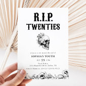 Funny RIP Twenties 30th Birthday Invitation 招待状